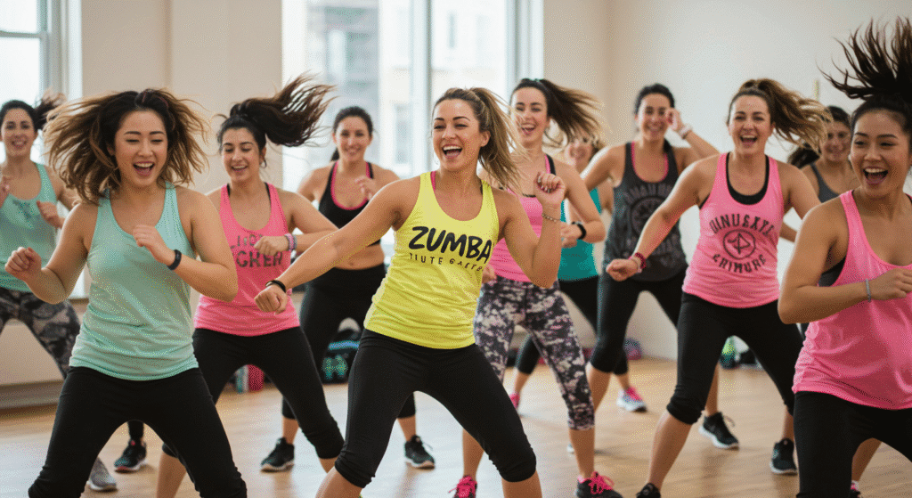 Women in a Zumba Class