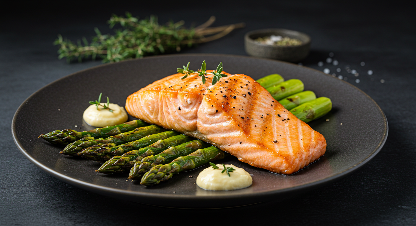 Salmon and Asparagus