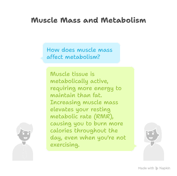 Infographic About Why Strength Training Matters for Losing Weight
