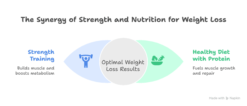 Infographic About How Nutrition Plays Its Role in Losing Weight