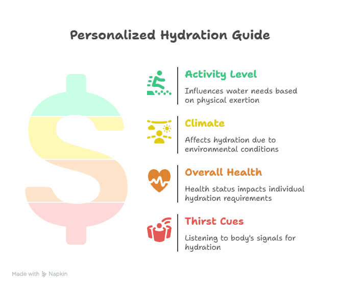 Infographic About How Much Water You Really Need