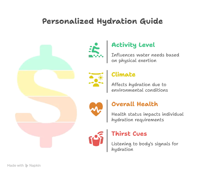 Infographic About How Much Water You Really Need